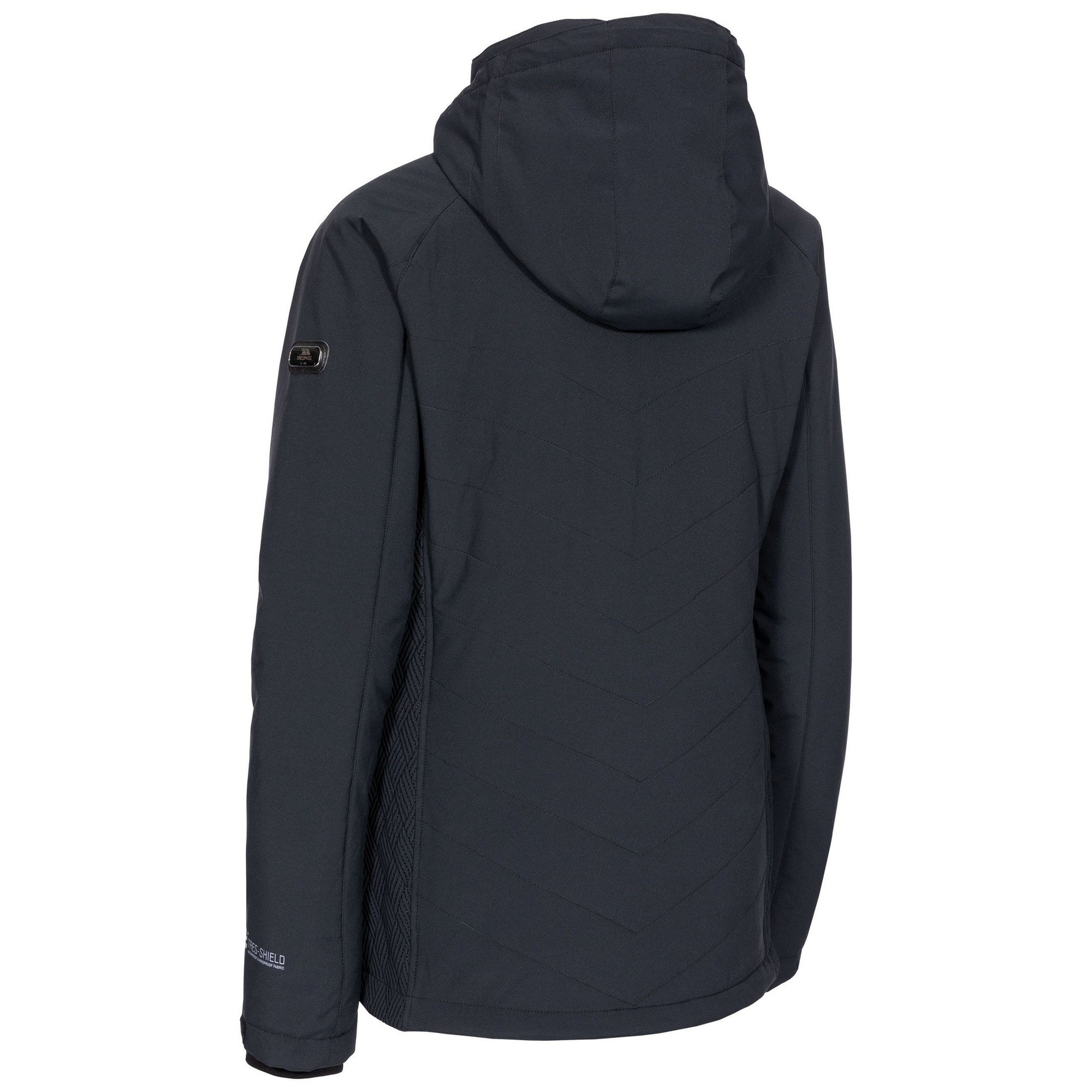 Black - Back - Trespass Womens-Ladies Eva Ski Jacket