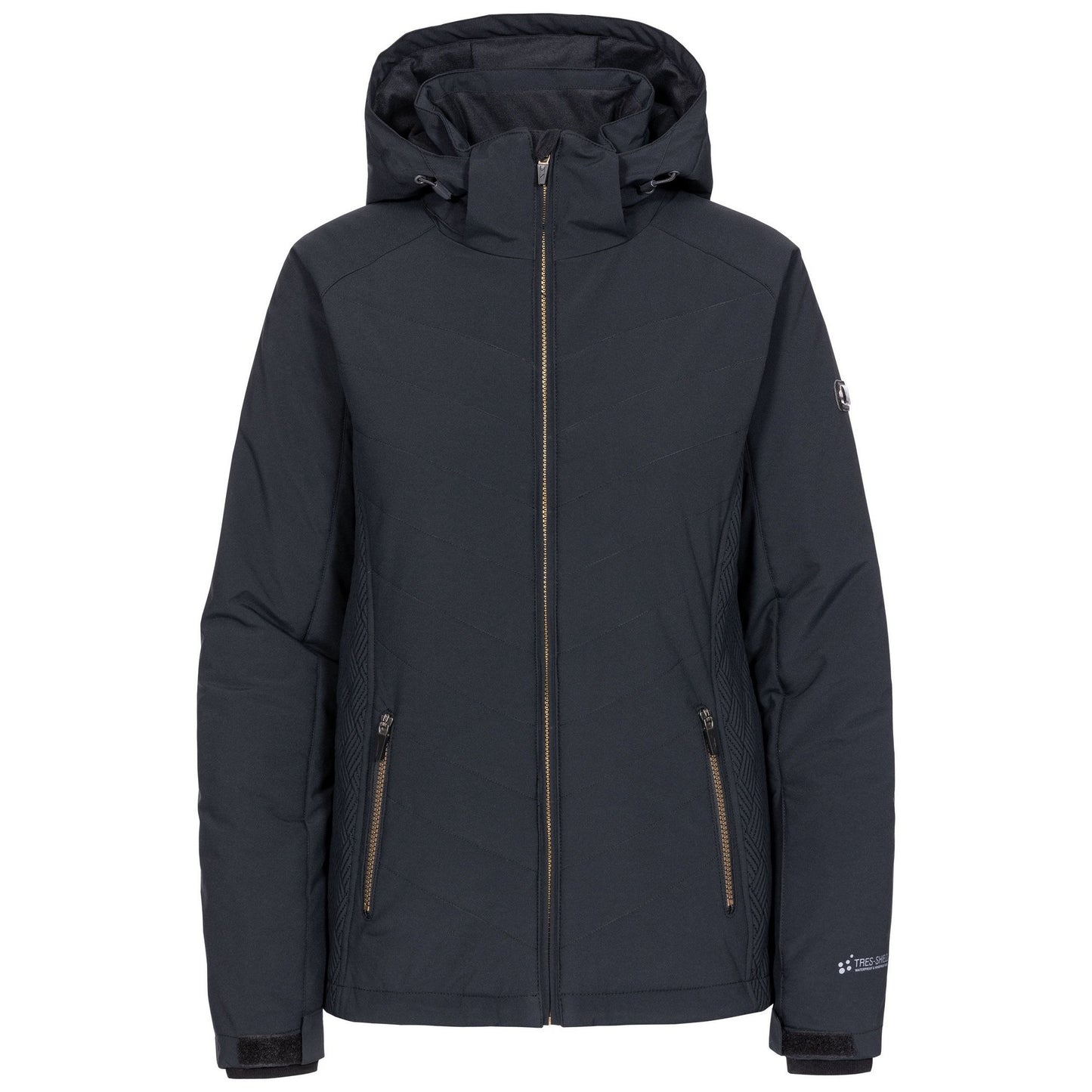 Black - Front - Trespass Womens-Ladies Eva Ski Jacket