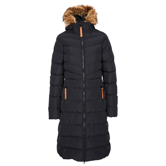 Black - Front - Trespass Womens-Ladies Audrey Padded Jacket