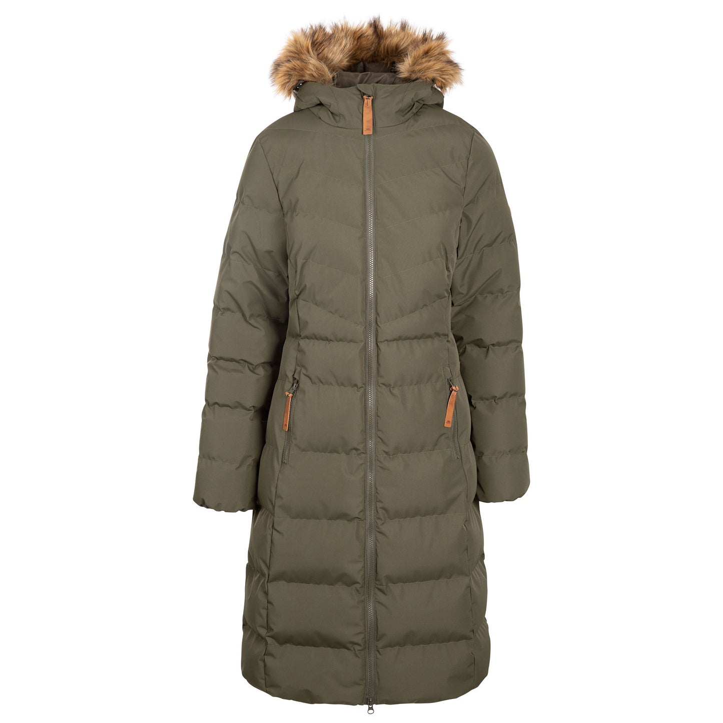 Dark Vine - Front - Trespass Womens-Ladies Audrey Padded Jacket