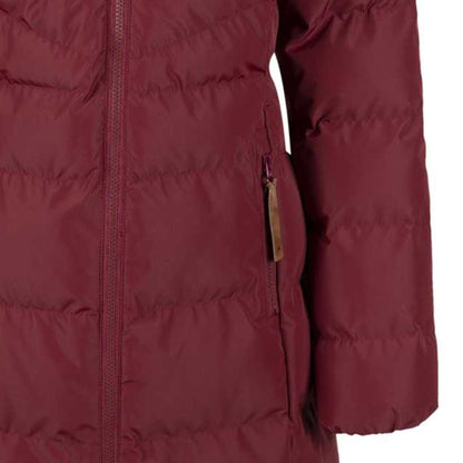 Dark Cherry - Pack Shot - Trespass Womens-Ladies Audrey Padded Jacket