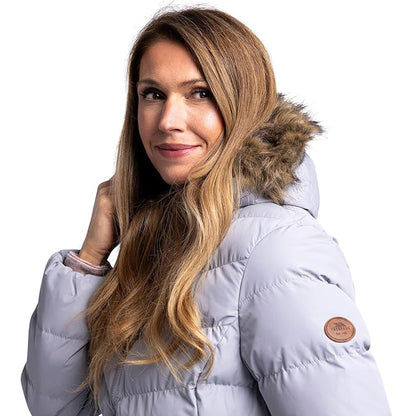 Platinum - Pack Shot - Trespass Womens-Ladies Audrey Padded Jacket