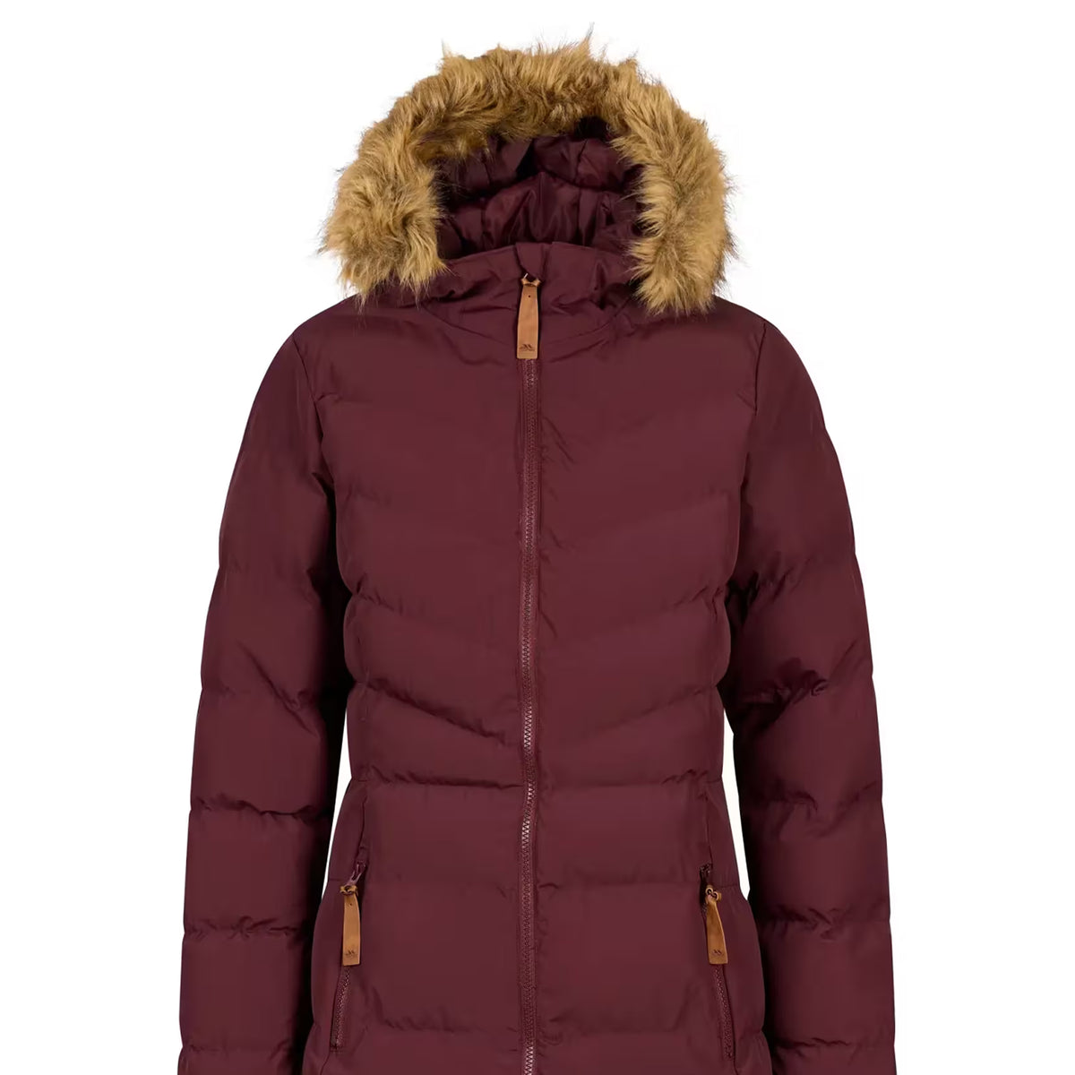 Mulberry - Side - Trespass Womens-Ladies Audrey Padded Jacket