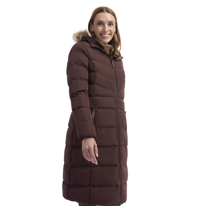 Mocha - Front - Trespass Womens-Ladies Audrey Padded Jacket