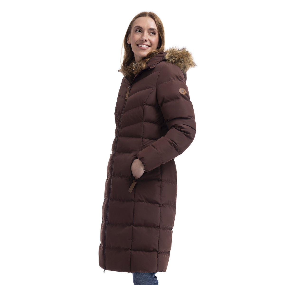 Mocha - Lifestyle - Trespass Womens-Ladies Audrey Padded Jacket