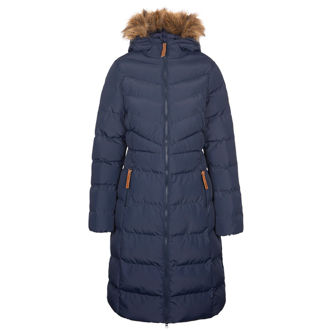 Navy - Front - Trespass Womens-Ladies Audrey Padded Jacket