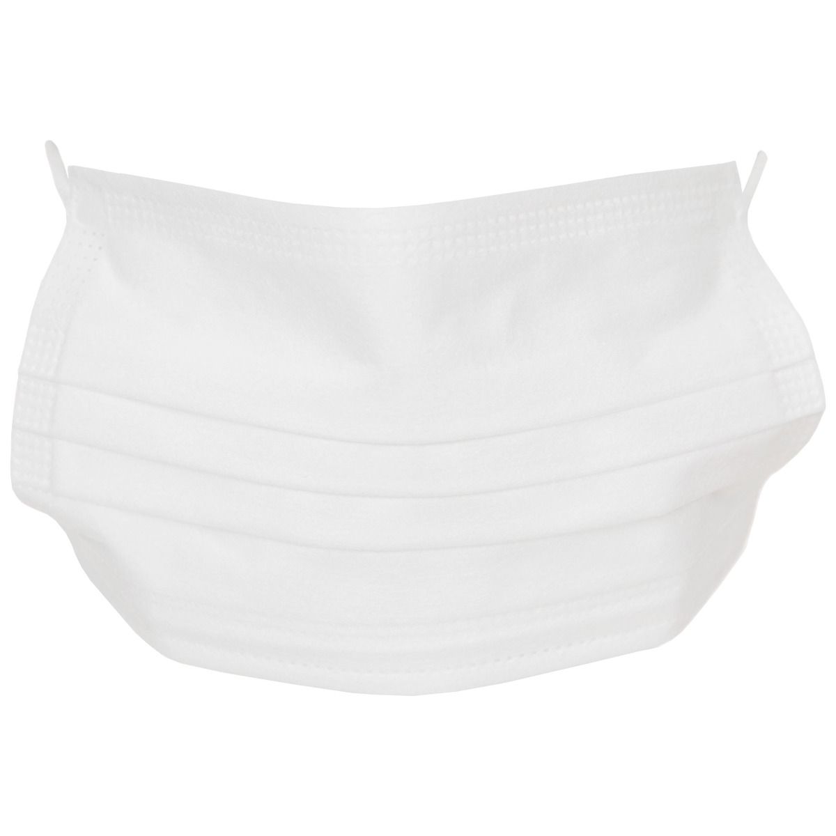 White - Front - Trespass Disposable Face Mask (Pack of 5)