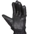 Black - Back - Trespass Unisex Adult Alazzo DLX Leather Ski Gloves