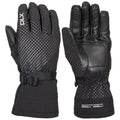 Black - Front - Trespass Unisex Adult Alazzo DLX Leather Ski Gloves
