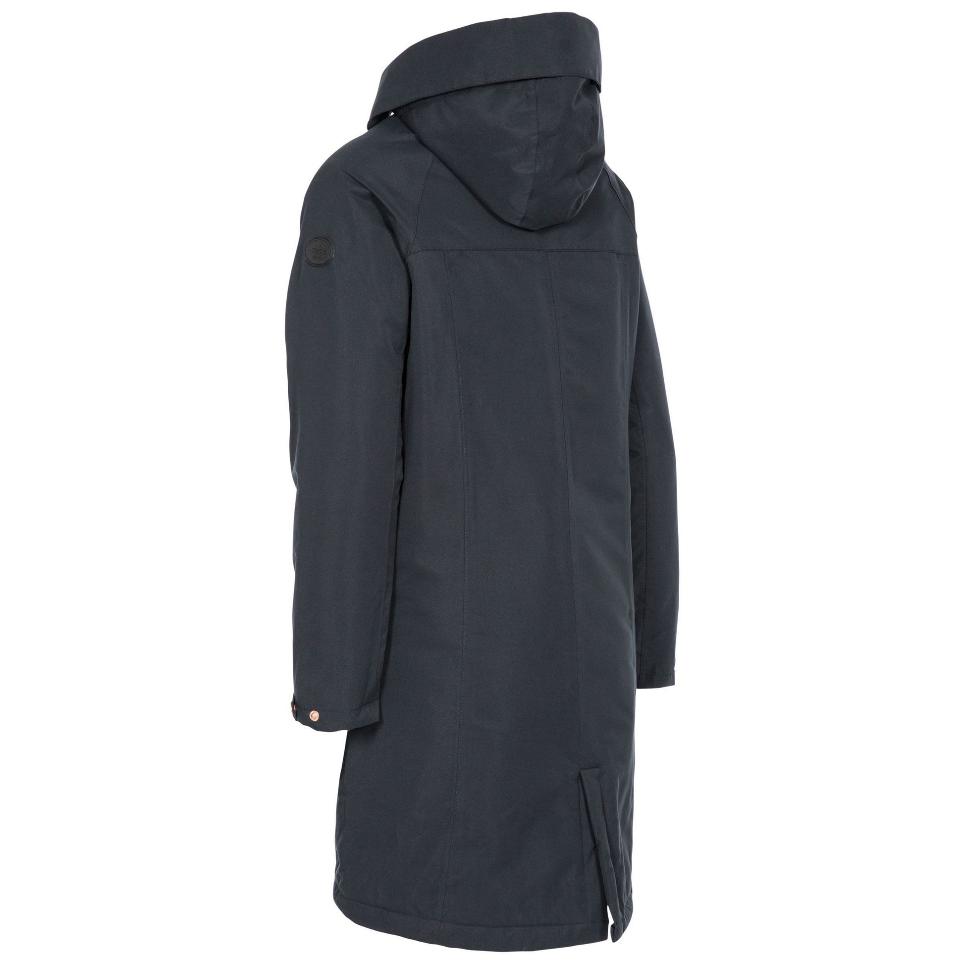 Black - Back - Trespass Womens-Ladies Tamara Waterproof Jacket