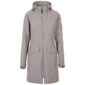 Pale Grey Marl - Front - Trespass Womens-Ladies Maria DLX Long Length Soft Shell Jacket