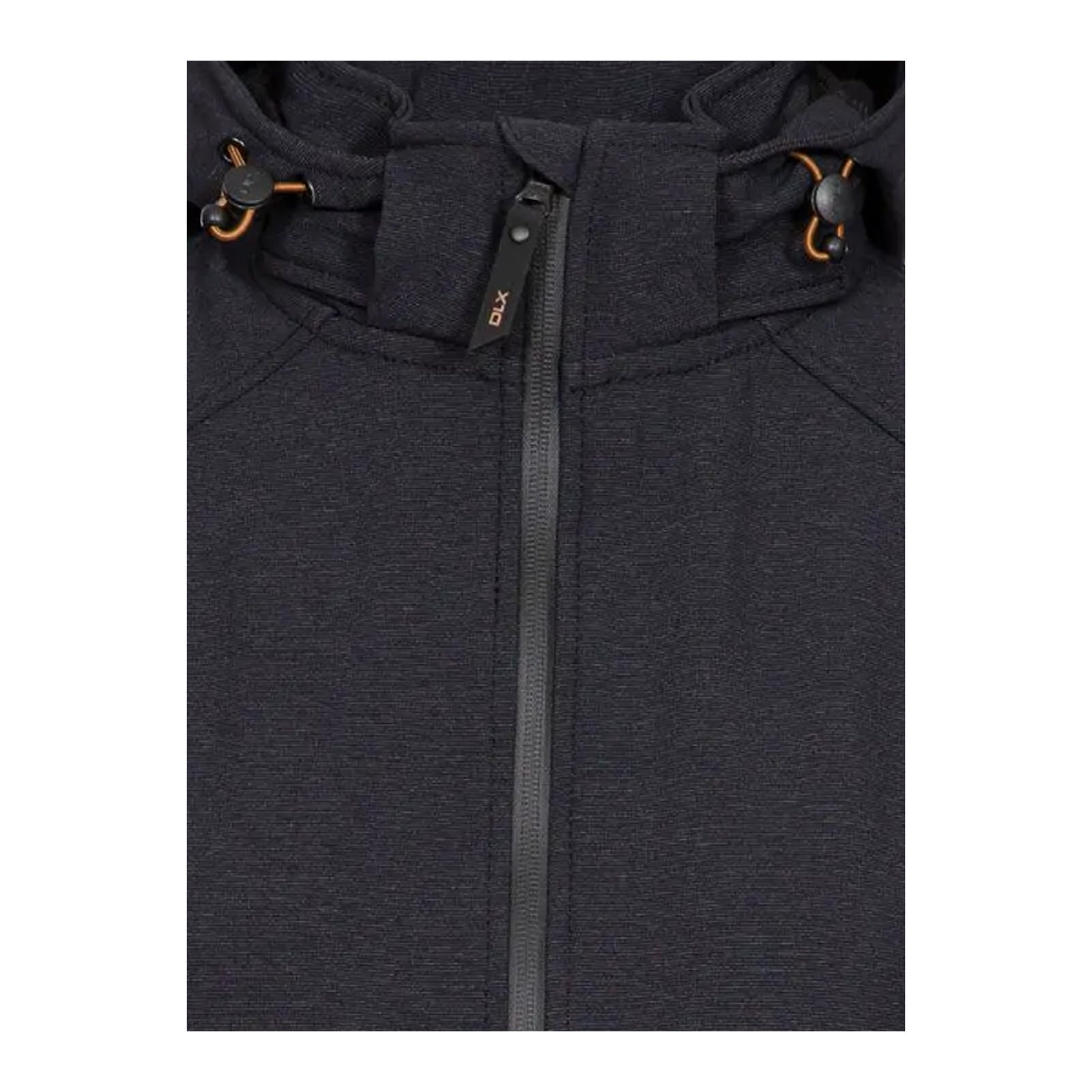 Black Marl - Lifestyle - Trespass Womens-Ladies Maria DLX Long Length Soft Shell Jacket