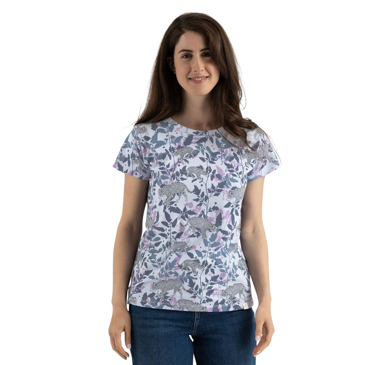 Denim Blue - Side - Trespass Womens-Ladies Phillipa T-Shirt
