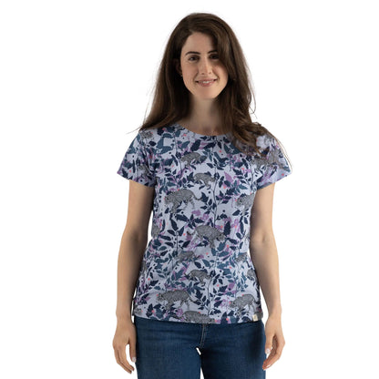 Navy - Side - Trespass Womens-Ladies Phillipa T-Shirt