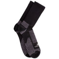 Black - Back - Trespass Unisex Adult Empireo Compression Socks