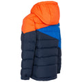 Navy - Back - Trespass Childrens-Kids Layout Padded Jacket