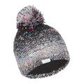 Black - Front - Trespass Womens-Ladies Zabella Knitted Beanie