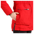 Red - Side - Trespass Womens-Ladies Caption Waterproof Parka