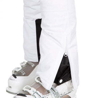 White - Close up - Trespass Womens-Ladies Sylvia Ski Trousers