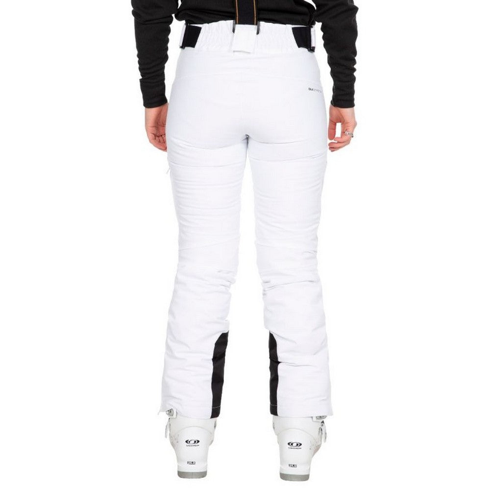 White - Back - Trespass Womens-Ladies Sylvia Ski Trousers