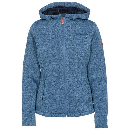 Light Denim Blue - Front - Trespass Womens-Ladies Teesta Fleece Hoodie