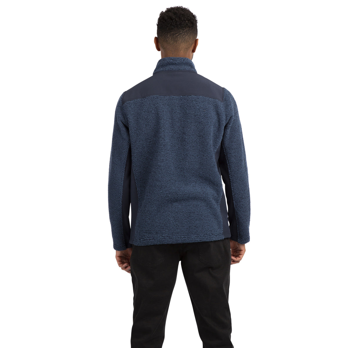 Smokey Blue Stripe - Lifestyle - Trespass Mens Farantino Fleece Jacket