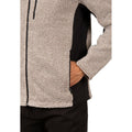 Truffle Brown Stripe - Lifestyle - Trespass Mens Farantino Fleece Jacket