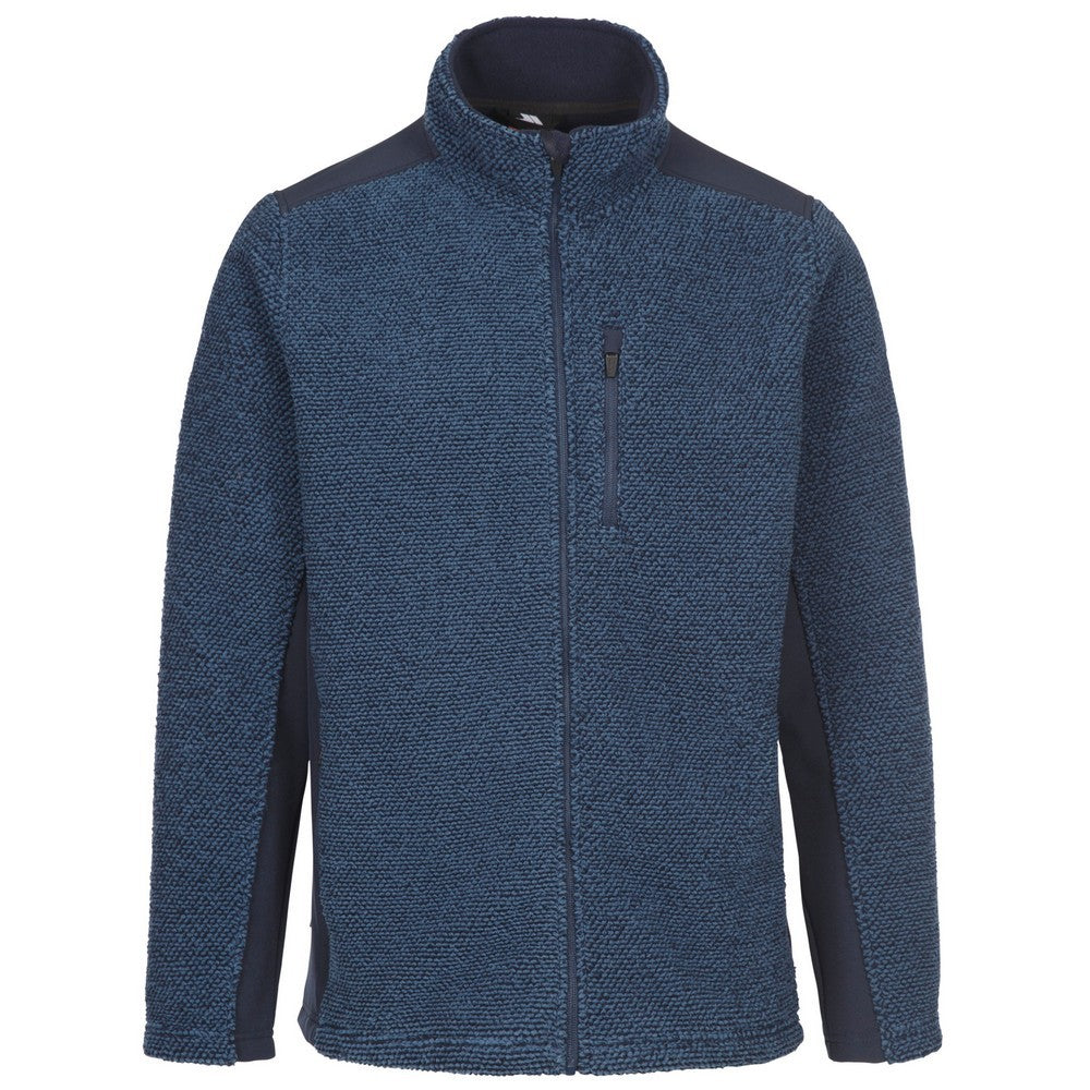 Smokey Blue Stripe - Front - Trespass Mens Farantino Fleece Jacket