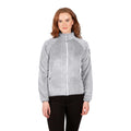 Silver Grey - Side - Trespass Womens-Ladies TELLTALE Winter Fleece Jacket