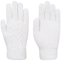 Pale Grey - Front - Trespass Womens-Ladies Ottilie Knitted Gloves