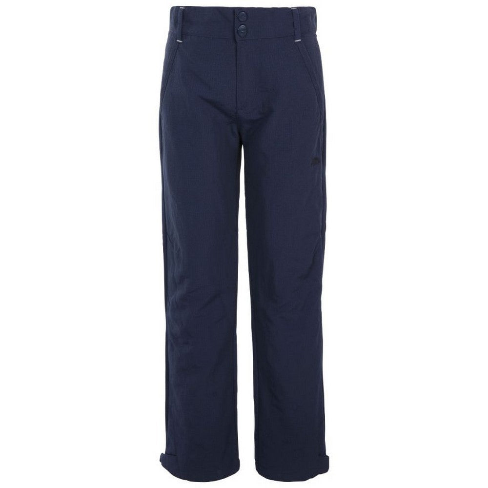 Navy - Front - Trespass Childrens-Kids Decisive Trousers