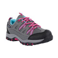 Grey - Back - Trespass Childrens-Kids Gillon II Walking Shoes