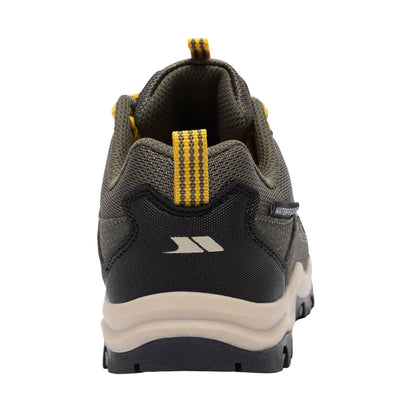 Forest Green - Back - Trespass Childrens-Kids Gillon II Walking Shoes