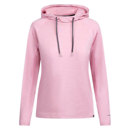 Carnation Marl - Front - Trespass Womens-Ladies Hattie Active Hoodie