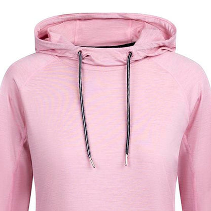 Carnation Marl - Side - Trespass Womens-Ladies Hattie Active Hoodie