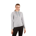 Platinum Grey Marl - Side - Trespass Womens-Ladies Hattie Active Hoodie