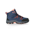 Petrol Blue - Back - Trespass Childrens-Kids Gillon II Walking Boots