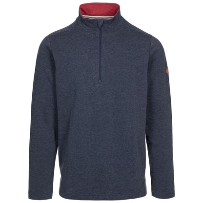 Navy Marl - Front - Trespass Mens Loopington Casual Sweatshirt