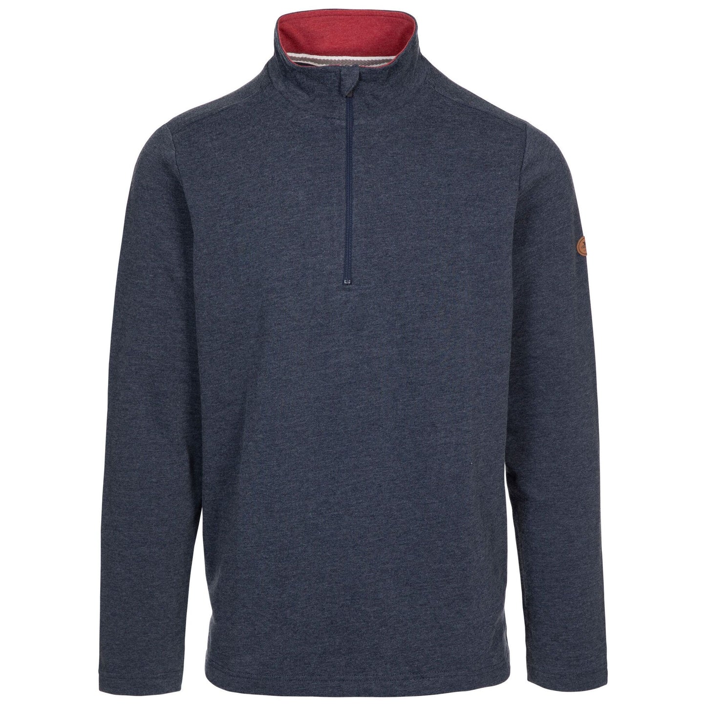 Navy Marl - Front - Trespass Mens Loopington Casual Sweatshirt
