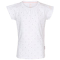 White-Pale Grey - Front - Trespass Girls Harmony T-Shirt