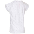 White-Pale Grey - Back - Trespass Girls Harmony T-Shirt