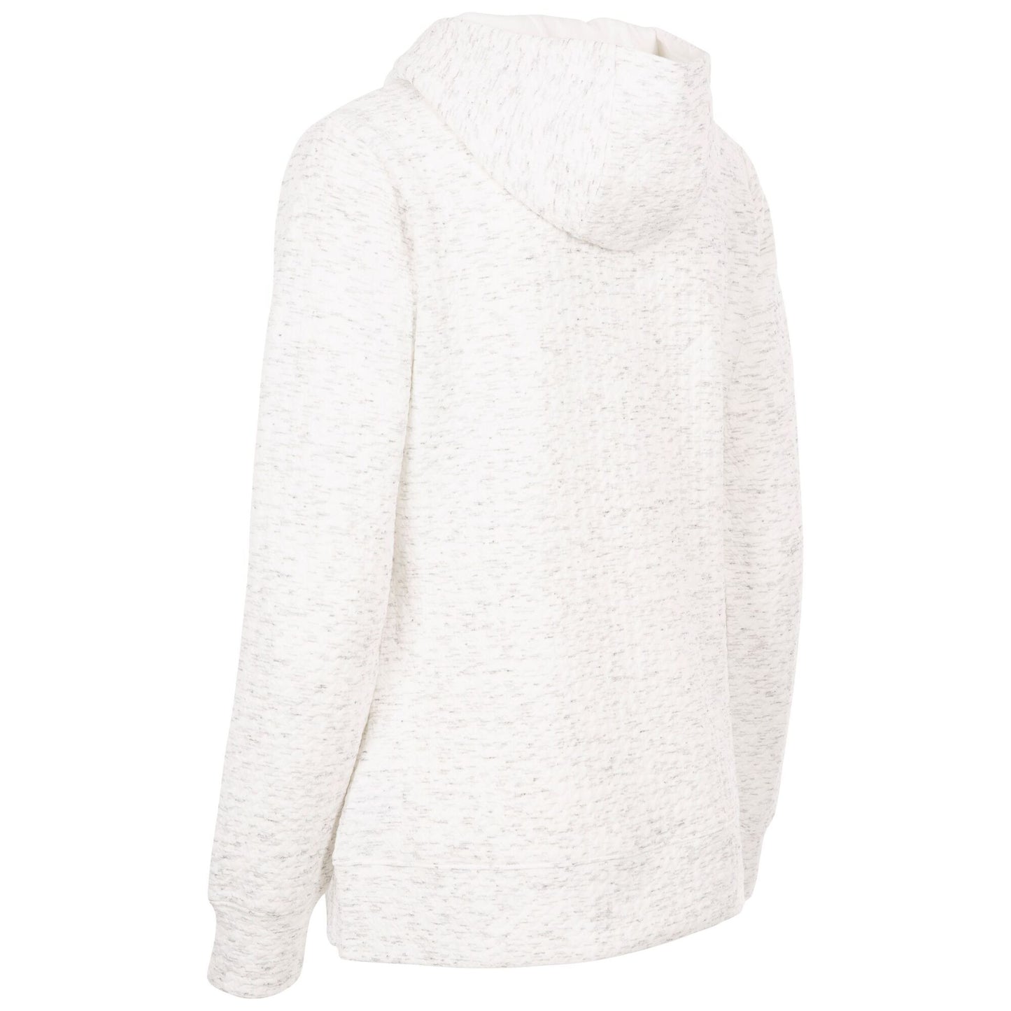 Ghost White Marl - Back - Trespass Womens-Ladies Winnie Hoodie