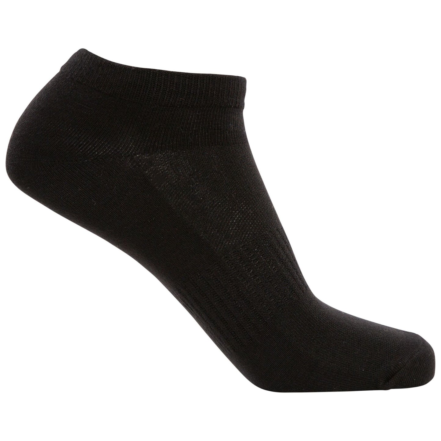 Black - Side - Trespass Unisex Adult Orbital Liner Socks (Pack of 5)