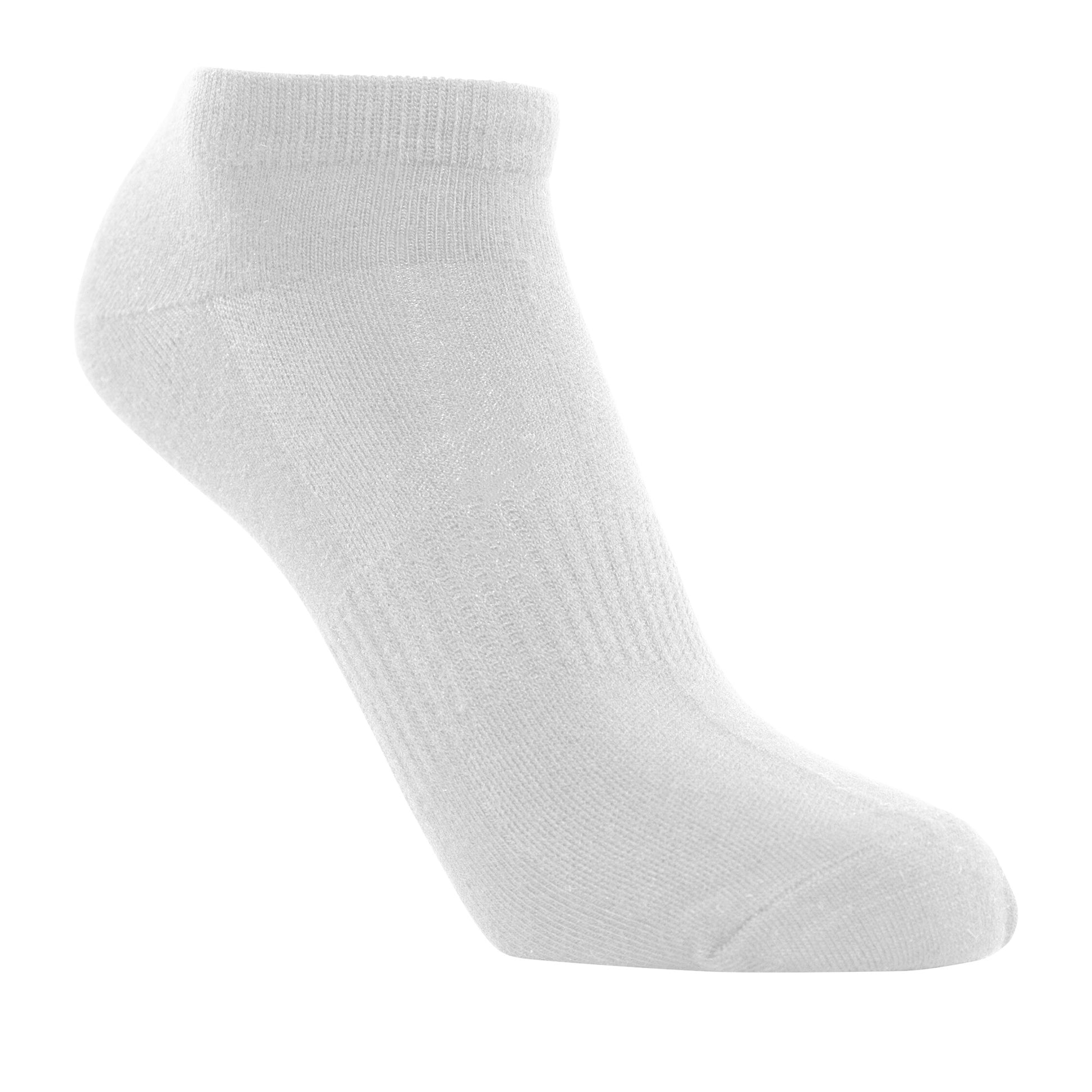 White - Front - Trespass Unisex Adult Orbital Liner Socks (Pack of 5)