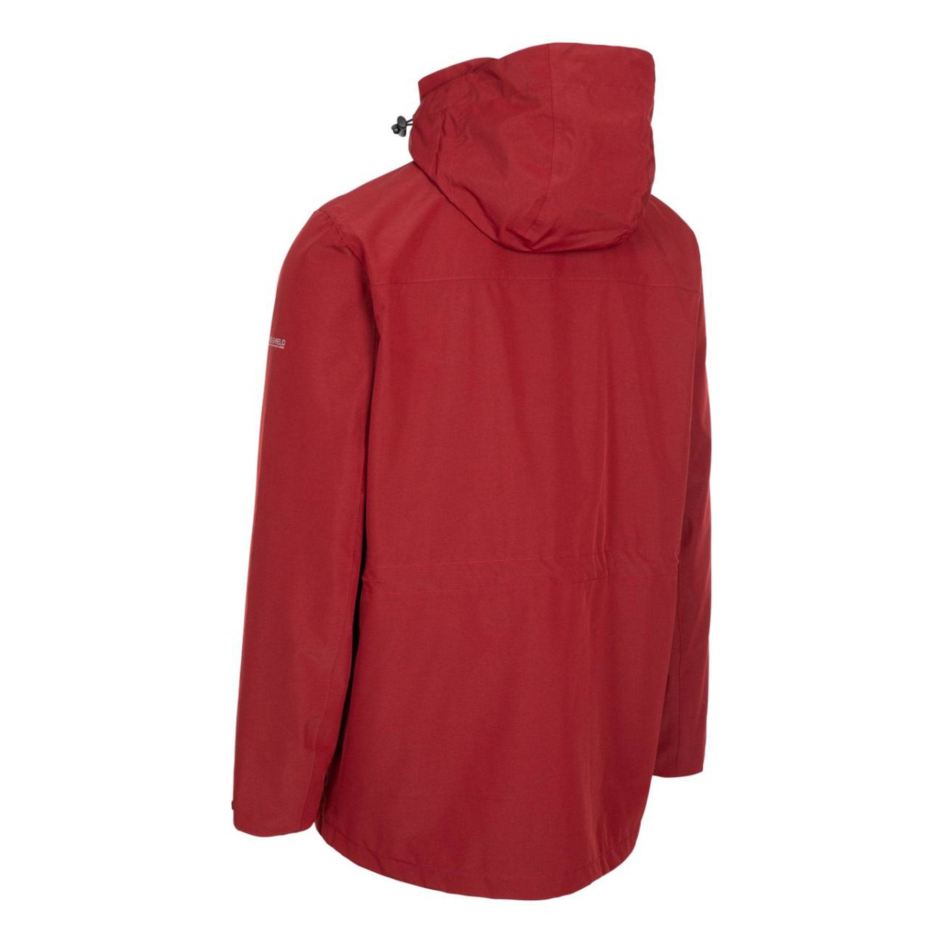 Merlot Marl - Back - Trespass Mens Sandy Waterproof Jacket