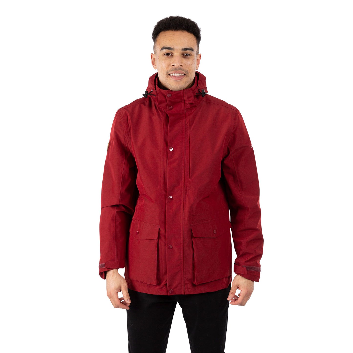 Merlot Marl - Lifestyle - Trespass Mens Sandy Waterproof Jacket