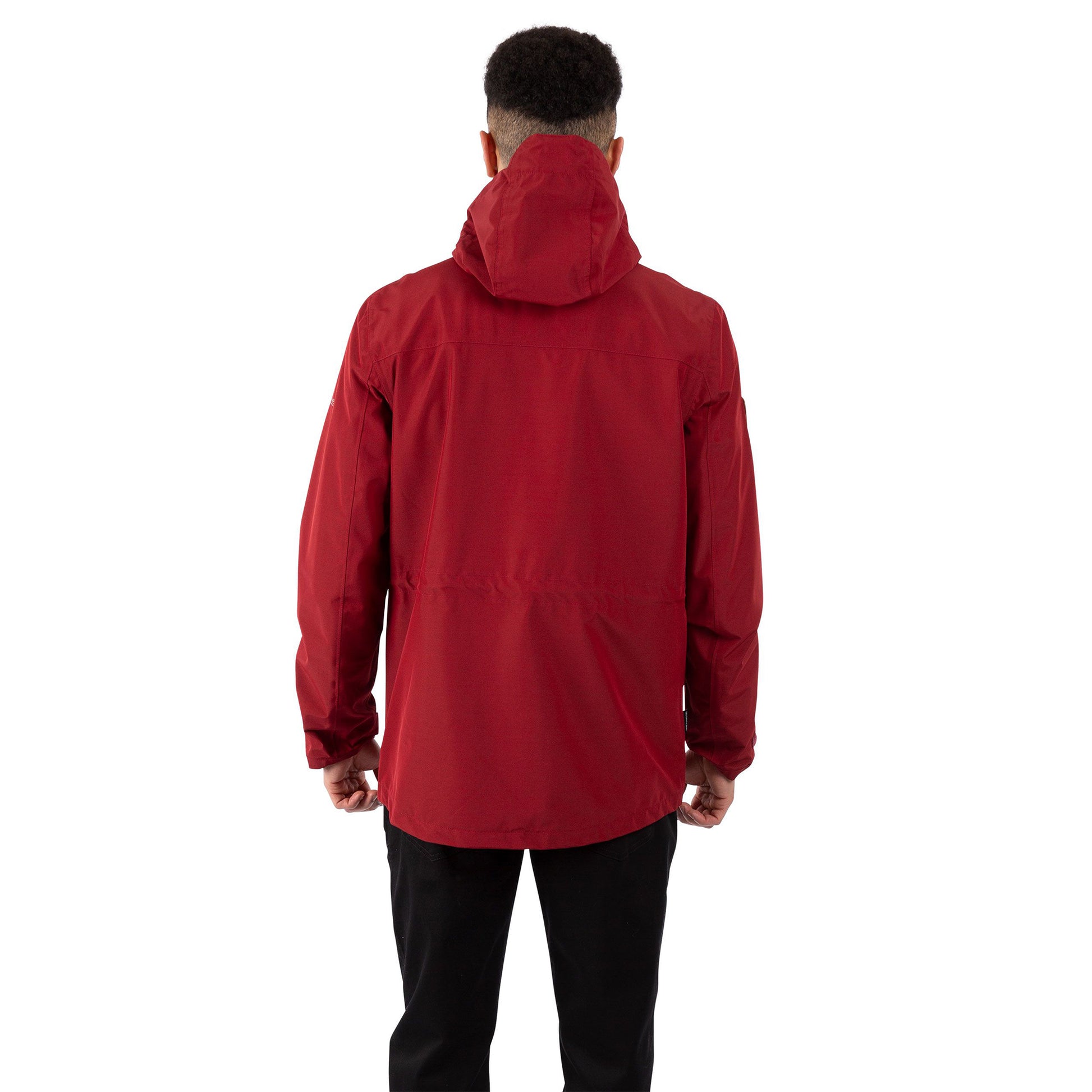 Merlot Marl - Pack Shot - Trespass Mens Sandy Waterproof Jacket