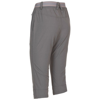 Storm Grey - Back - Trespass Womens-Ladies Grateful 3-4 Shorts