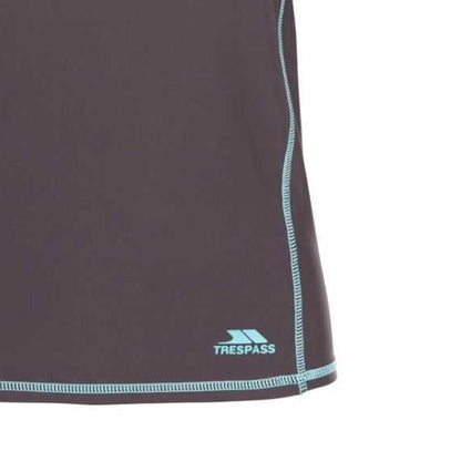 Dark Grey-Blue - Side - Trespass Womens-Ladies Calista Rash Guard