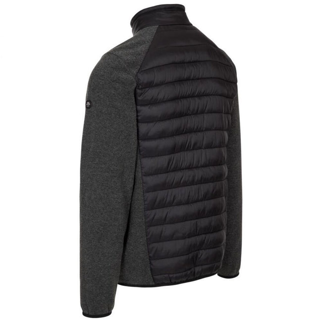 Black - Back - Trespass Mens Jynxted Fleece Jacket